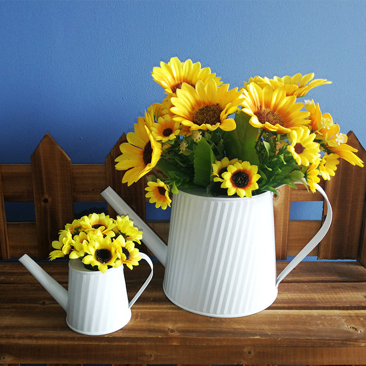 Colorful powder-coated galvanized watering can